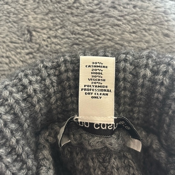 Autumn Cashmere Sleeveless Turtleneck Sweater in Grey Size Small EUC - Picture 7 of 10